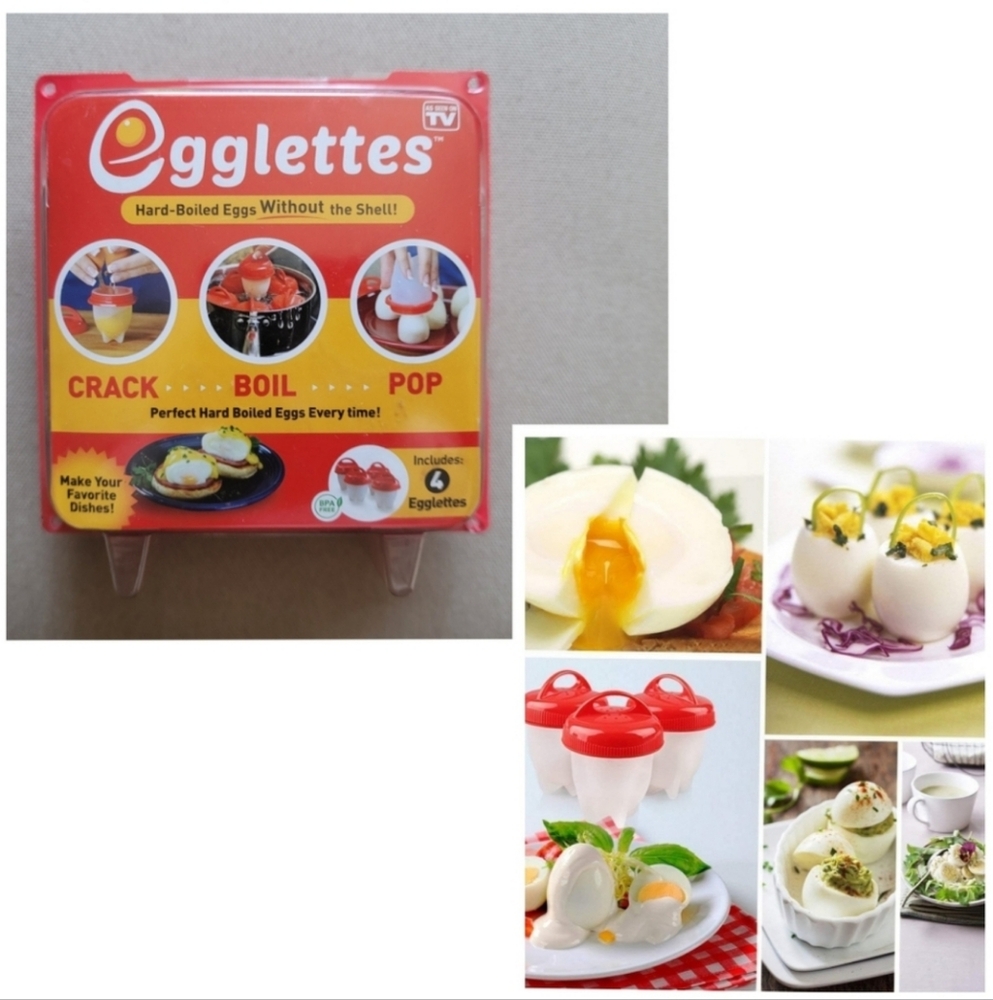 AS SEEN ON TV Egglettes; Hardboiled Egg Maker